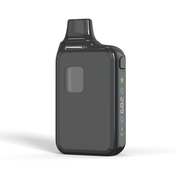 Palm X disposable vape device side angle – 3ml AIO vape pen with digital screen and USB-C charging